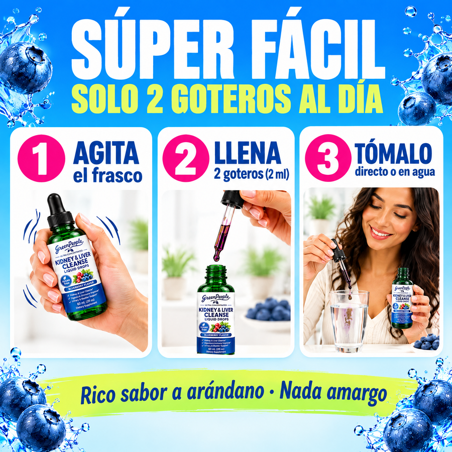 Modo de uso: 2 goteros al día