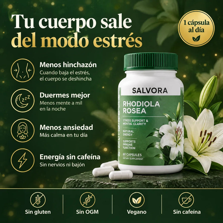 Beneficios de SALVORA Rhodiola Rosea