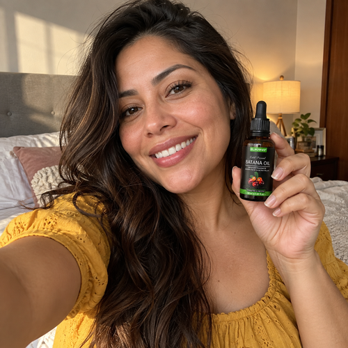 Clienta con Batana Oil